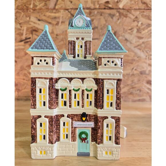 Department 56 Original Snow Village County Courthouse #5144-6 with Box - Picture 4 of 6